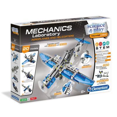 Конструктор Самолет CLEMENTONI SCIENCE PLAY MECHANICS 75028