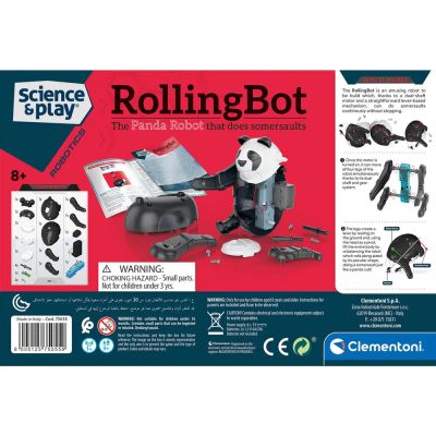 Робот панда ROLLING BOT CLEMENTONI 75055 