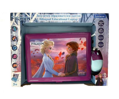 Образователен двуезичен лаптоп Frozen Lexibook на български език
