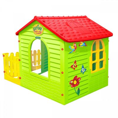 Детска къща с ограда Mochtoys 10839 NEW