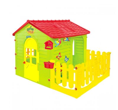 Детска къща с ограда Mochtoys 10839 NEW