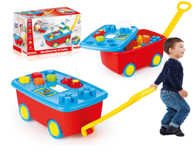 Детска количка за дърпане сортер Dolu 5099