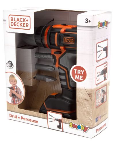 Детска играчка винтоверт Black+Decker Smoby 7600360916 