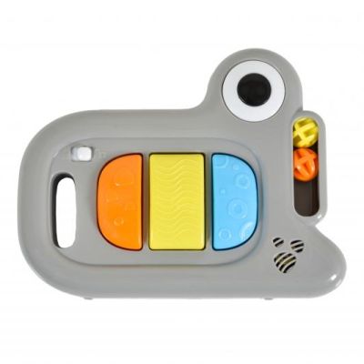 Музикална бебешка проходилка ZIZZY СИВ