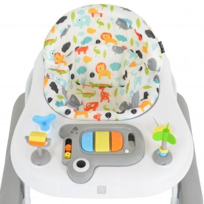 Музикална бебешка проходилка ZIZZY СИВ