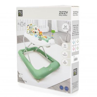 Музикална бебешка проходилка ZIZZY СИВ