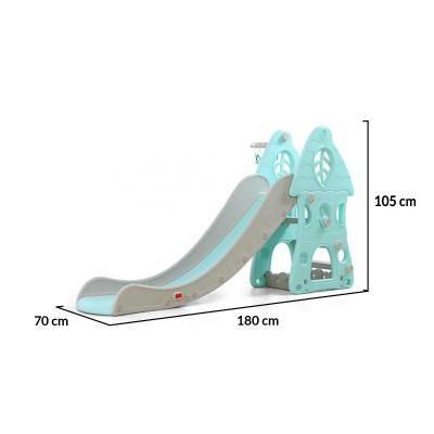 Детска пързалка с баскетболен кош Garden Zimbo син - 18010