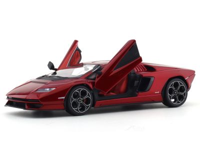 Метална кола Lamborghini Countach LPI 800-4 Bburago 1:24 red