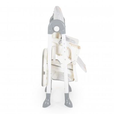 Детски стол за хранене Hunny МЕЧЕ СИВ