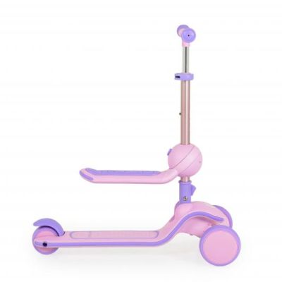 Сгъваема тротинетка със седалка Byox Evo Pink