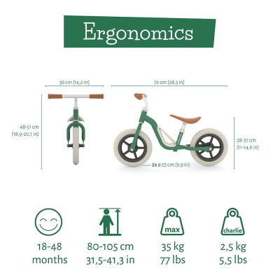 Колело за баланс Chillafish Charlie Forest