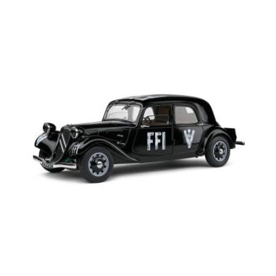 Метален автомобил CITROЕN TRACTION 7 BLACK 1944 SOLIDO 1:18 - 1800908