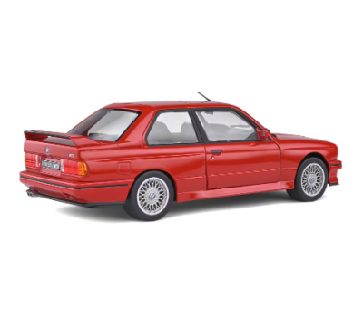 Метален автомобил BMW E30 M3 RED 1:18 SOLIDO 1801502