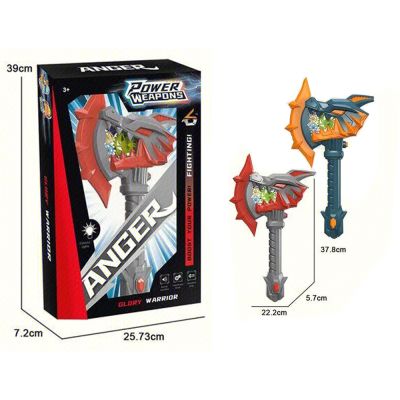 Брадва с двойно колело и драконови зъби Power Rangers Dino Axe