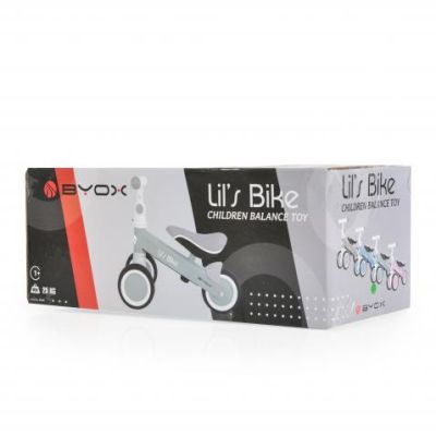 Мини баланс велосипед Byox Lil`s Bike сив