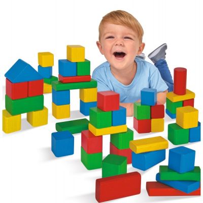 Цветни дървени блокчета EICHHORN 100050161