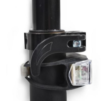 Тротинетка със светещи колела RAPTURE черна