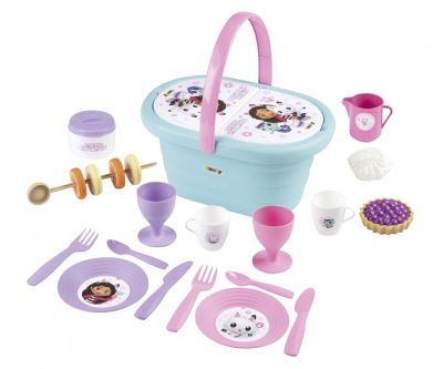 Детска кошница за пикник със сервиз Gabby's Dollhouse Smoby 7600312506