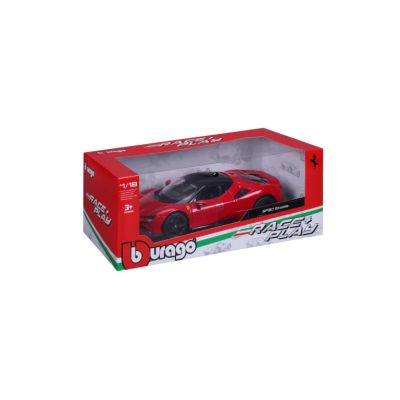 Метална кола Ferrari SF90 Stradale R&P Bburago 1:18  