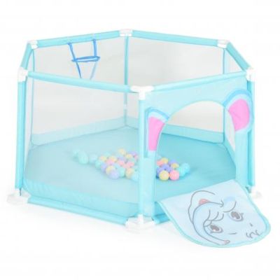 Кошара за игра с 50 топки синя - 7062B