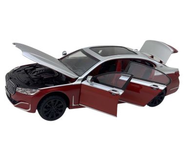 Метален автомобил BMW 7 Series със звук и светлини 1/24 