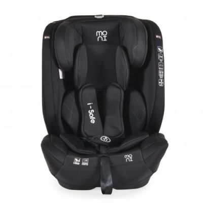 Стол за кола с ISOFIX I-SAFE черен